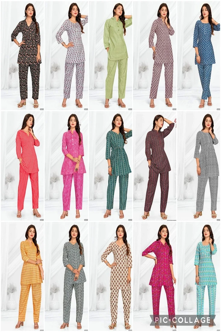 Ganpati Jaipuri Vol 7 Cotton Wholesale Kurti with Pant Catalog — Wholesale Kurtis, Ganpati wholesale from Surat — view 16